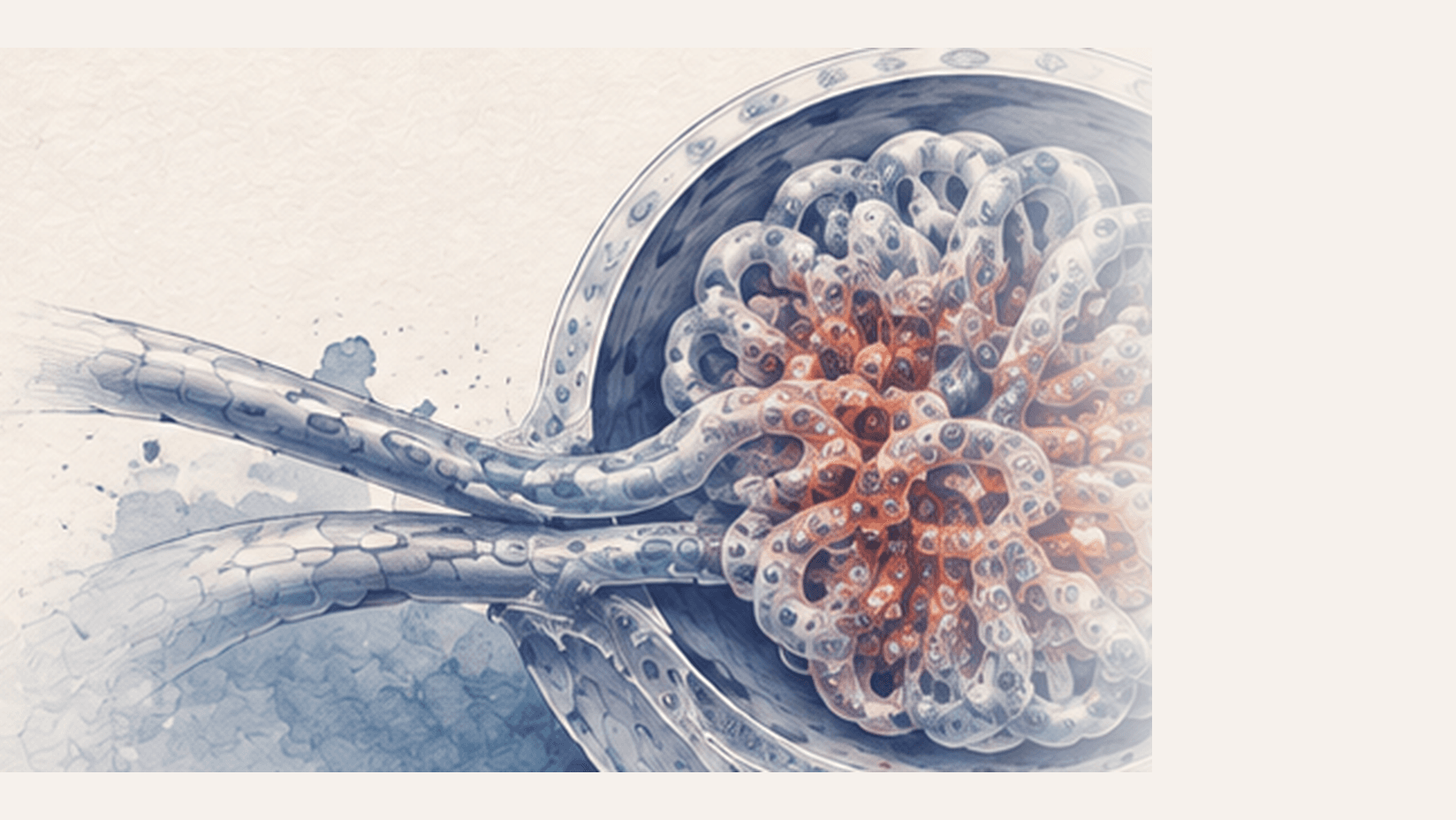 Minimal editorial imagery representing lupus-related kidney monitoring and flare management.